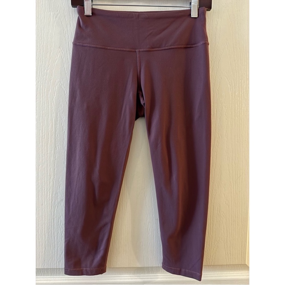 PRANA Pillar Cropped Capri Legging in Purple - S